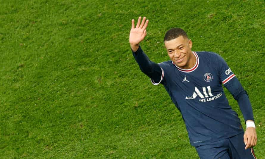 Kylian Mbappé after Tuesday’s game. Will it soon be farewell PSG, hello Real Madrid?