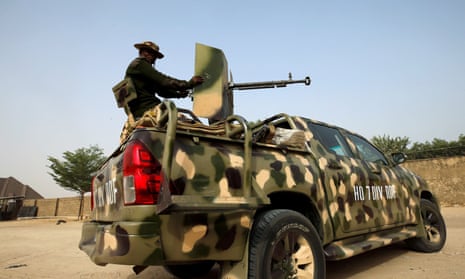 Nigerian military have been trying to contain militants in the north-east. 