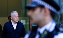 Huw Edwards leaving court