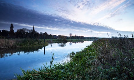 The River Nene in Northamptonshire