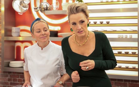 Anna Haugh and Grace Dent in MasterChef.