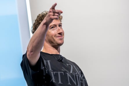 Mark Zuckerberg at an event in California in September 2024.