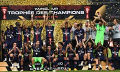PSG beat Monaco 4-0 to win the Trophée des Champions on Saturday.