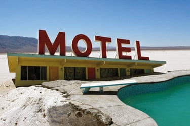 A motel with pool in Trona, California (from the film Land of the Lost)