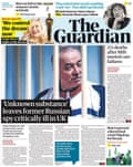 Guardian front page, Tuesday 6 March 2018