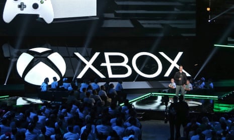 XBox presser at 2016 e3 Expo in Los Angelesepa05362628 Phil Spencer, head of Microsoft’s Xbox, introduces the new Xbox One S at the Xbox press conference prior to the start of the E3 (Electronic Entertainment Expo) in Los Angeles, California, USA, 13 June 2016. The E3 expo introduces new games and gaming devices and is an anticipated annual event among gaming enthusiasts and marketers. EPA/MIKE NELSON