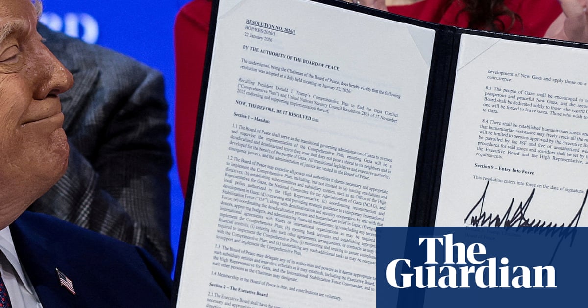 Why most democracies won’t touch Trump’s Board of Peace