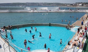 The Jubilee pool in Penzance, Cornwall