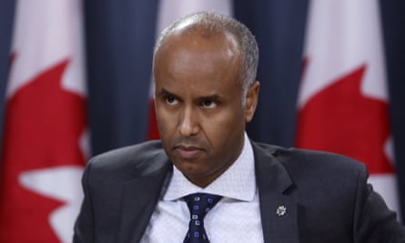 Canada’s minister for immigration, Ahmed Hussen