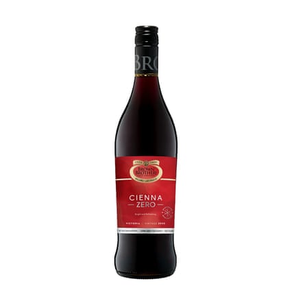 Bottle of Brown Brothers Cienna ‘Zero’ 2023 wine.