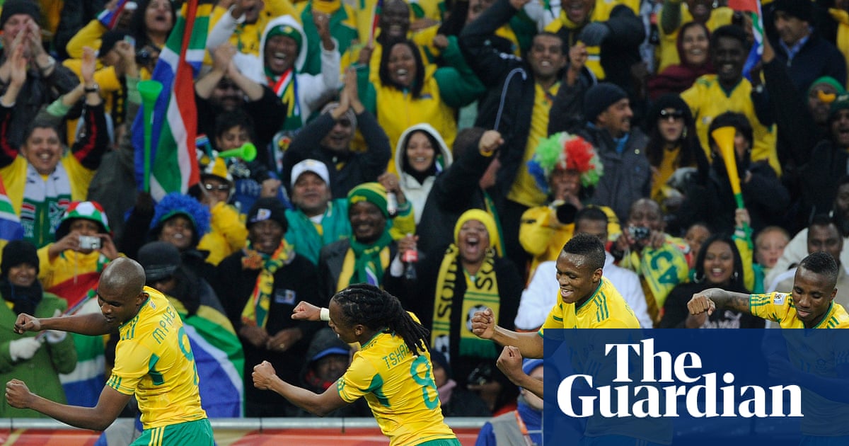 Golden goal: Siphiwe Tshabalala for South Africa v Mexico at the 2010 World Cup