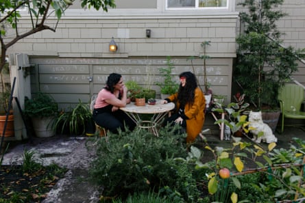 Samin Nosrat meets with a psychic in Oakland, Calif.