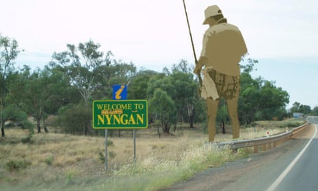 An illustration of what the proposed Big Bogan statue in Nyngan might look like.