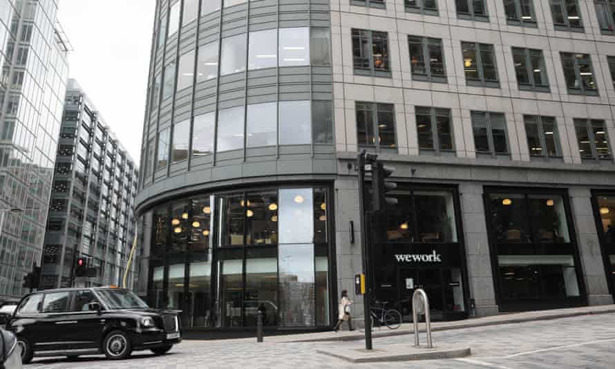 The WeWork space near Liverpool Street station in the City of London.