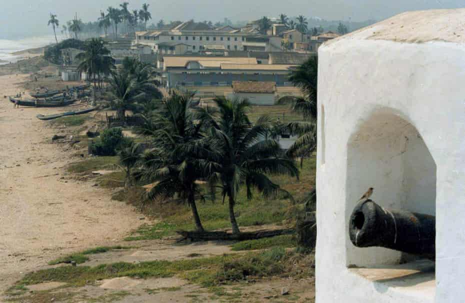 A fort in Elmina, Ghana, built by 15th-century European gold and slave traders.