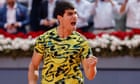 Carlos Alcaraz holds off Khachanov to book place in Madrid Open semi-finals