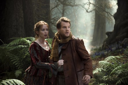 Blunt and James Corden in Into the Woods