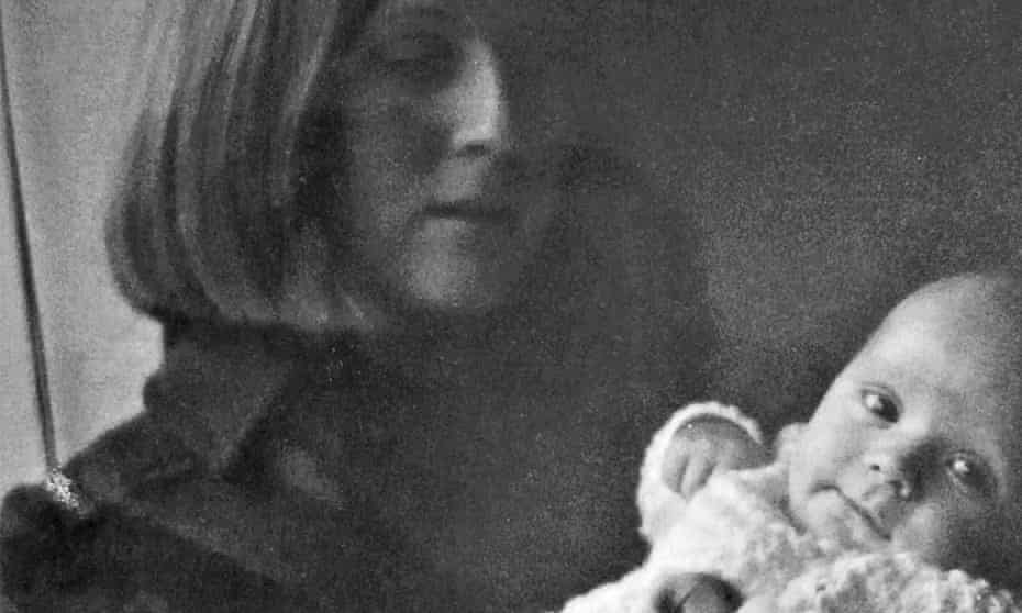 Jill Killington with the baby she named Liam in 1967