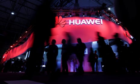 Huawei’s stand at the Mobile World Congress in Barcelona last year. 