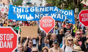 Climate change protest