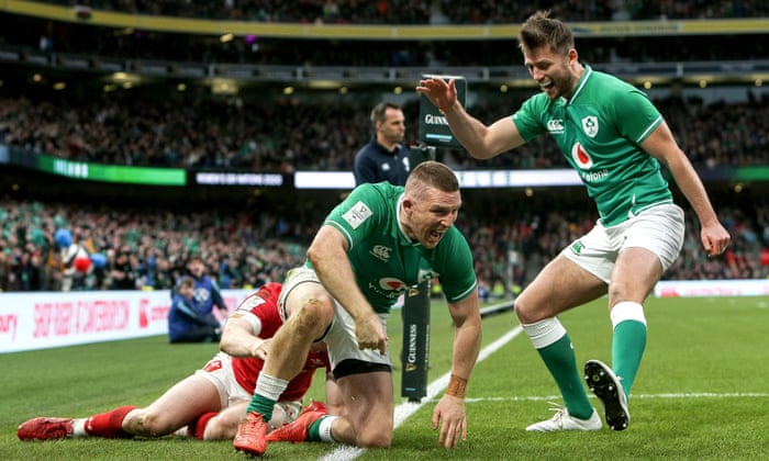 Ireland S Andrew Conway Seals Six Nations Bonus Point Win Over Wales Six Nations 2020 The Guardian