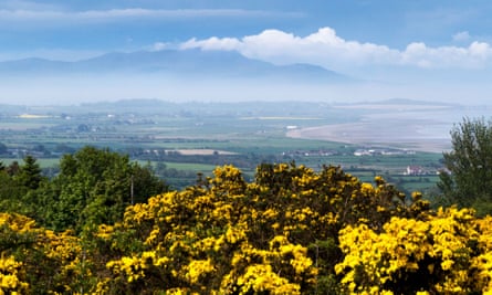 View from Castlecoe Hill looking north towards Dundalk. Ko said Ireland’s attractions included is low population density.