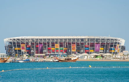 A view of the 974 Stadium in Doha.