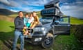 Steve Backshall and family on a Wild Camper Trucks holiday in Cumbria