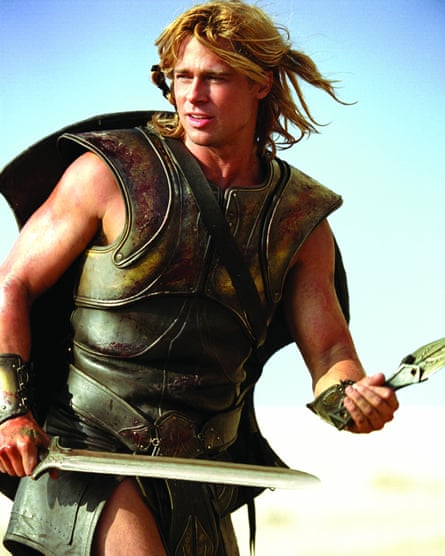 Brad Pitt in Troy.