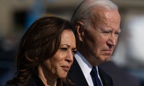 Biden's 'garbage' gaffe hastens Harris's slow-mo breakup with president | US elections 2024 | The Guardian