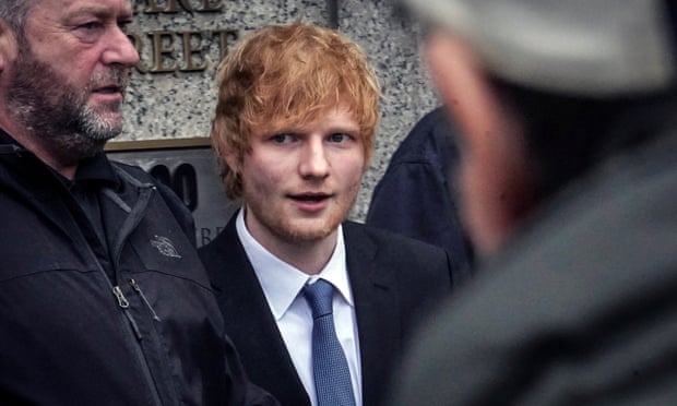 Ed Sheeran sings in court as part of Marvin Gaye copyright case | Ed Sheeran | The Guardian