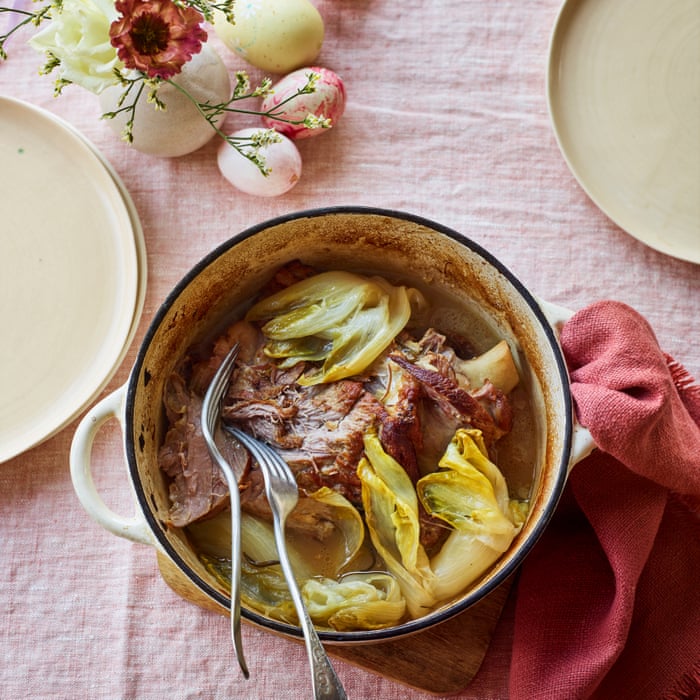 Simon Hopkinson's recipe for pot-roast shoulder of lamb with