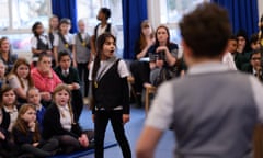 An RSC First Encounters with Shakespeare workshop at a Warwickshire primary school