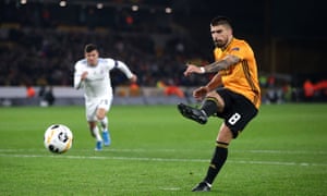 Rúben Neves sees his penalty saved by Dominik Greif.