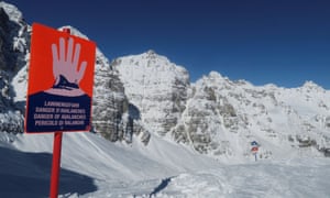 Six people were killed in Austria in avalanches on Sunday.