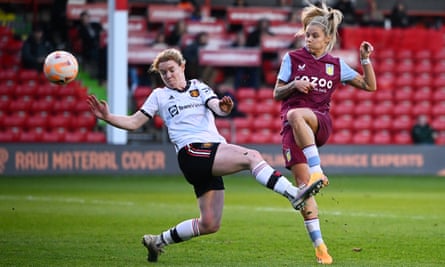 Rachel Daly scores Aston Villa’s second goal.