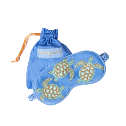 Elizabeth Scarlett turtle conservation eye mask