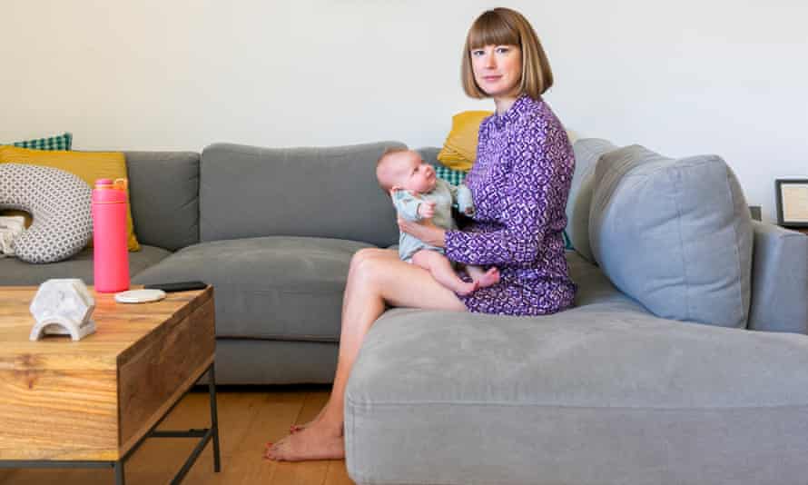 ‘She doesn’t look like anybody else and doesn’t need to. She is entirely her own person’: Martha with baby Maggie.