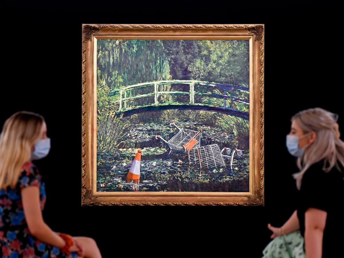 Banksy's Monet tribute to go on sale for up to £5m | Banksy | The Guardian