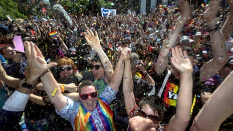 That's a yes! Australia celebrates result of same-sex marriage survey – video