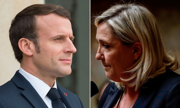Emanuel Macron and Marine Le Pen
