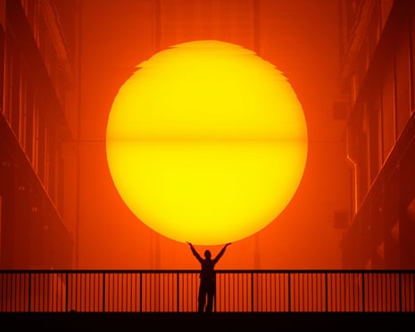 Olafur Eliasson’s setting sun