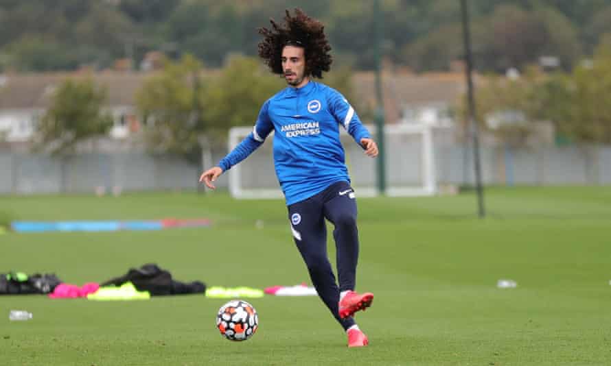 Brighton fans will be eager to see deadline-day signing Marc Cucurella in action.