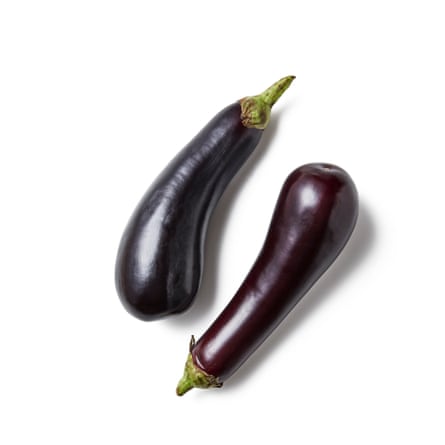 Some aubergines.