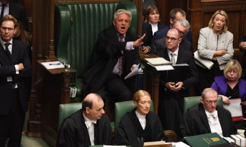 Speaker John Bercow in the House of Commons on Monday. 