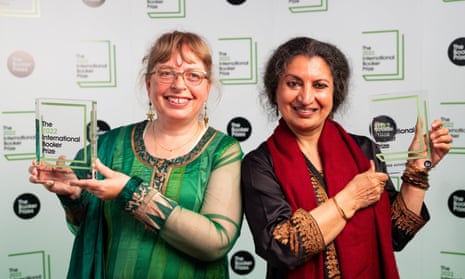 Daisy Rockwell and Geetanjali Shree, winners of the  2022 International Booker prize for Tomb of Sand.