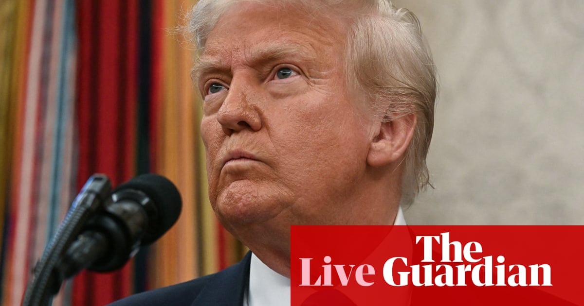 US politics live updates: majority of Americans disapprove of Trump's higher education approach, poll finds