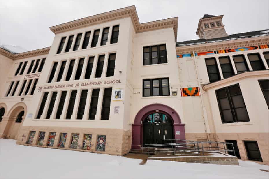 Martin Luther King Jr elementary school in Milwaukee.