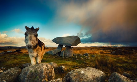 Kilclooney Dolmen and DonkeyCounty Donegal Ireland