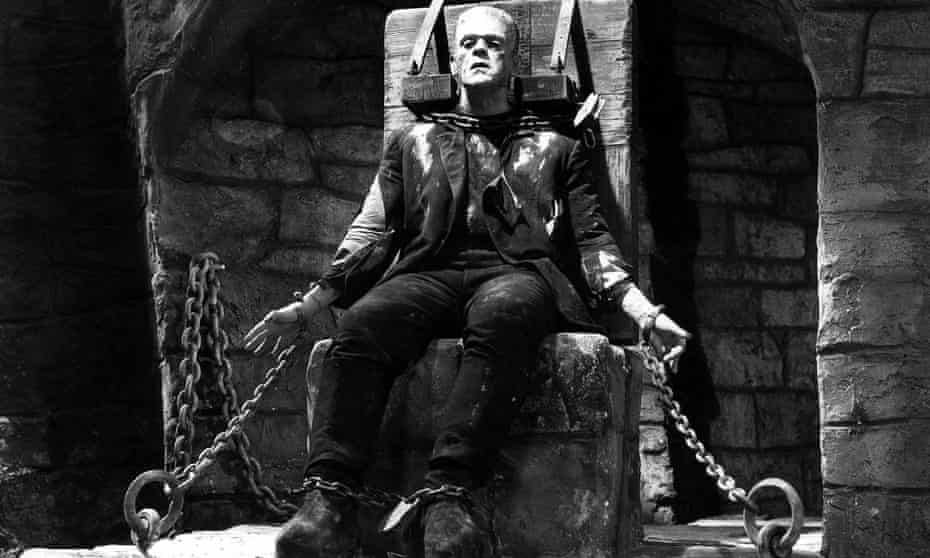 Karloff en La novia de Frankenstein.